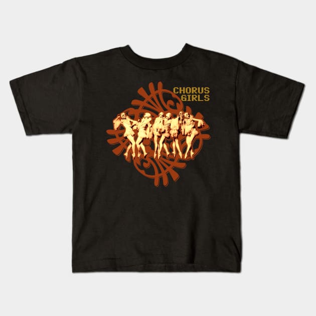 Chorus Line Kids T-Shirt by Dez53